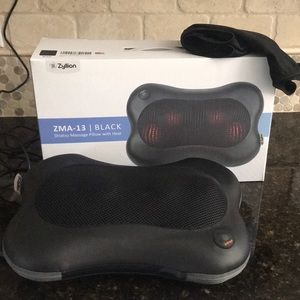 Shiatsu Massage Pillow with Heat by Zyllion